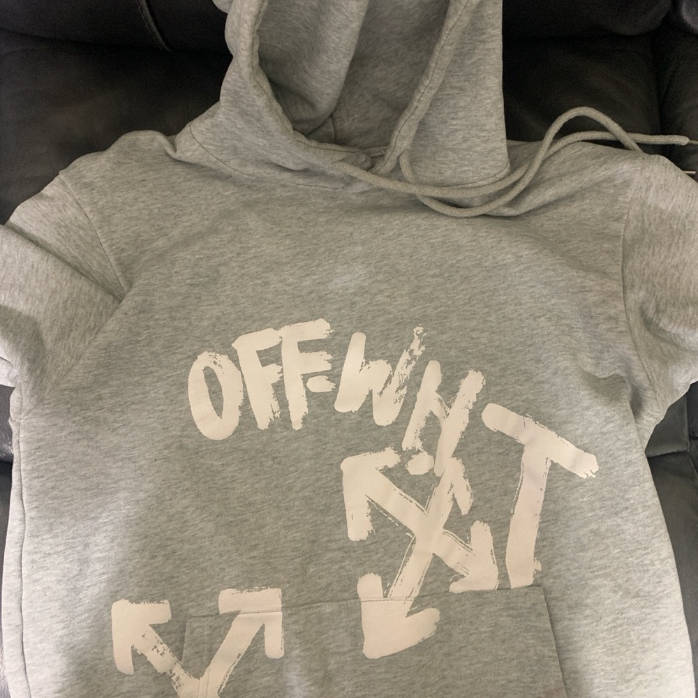 Off-White Gray Hoodie